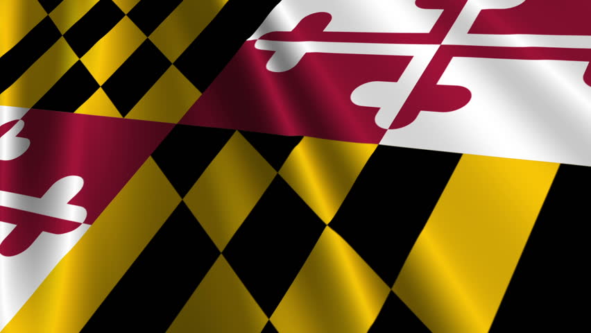 Maryland State Flag Waving Stock Footage Video 2767625 - Shutterstock