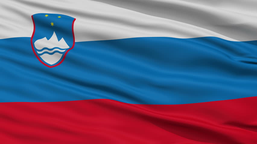 Slovenia Close Up Waving Flag - HD Loop Stock Footage Video 1185184 ...