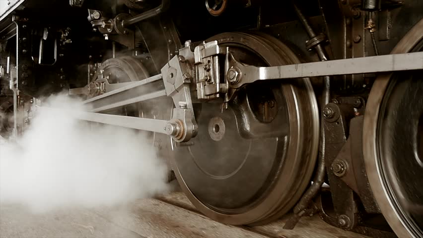 high technology the steam engine By the early 1800s, high-pressure steam engines had become compact enough to move beyond the factory, prompting the first steam-powered locomotive to hit the rails in britain in 1804. high technology the steam engine By the early 1800s, high-pressure steam engines had become compact enough to move beyond the factory, prompting the first steam-powered locomotive to hit the rails in britain in 1804.