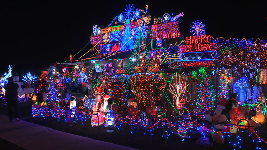 TORONTO - DECEMBER 26. Best Decorated House With Christmas Lights In