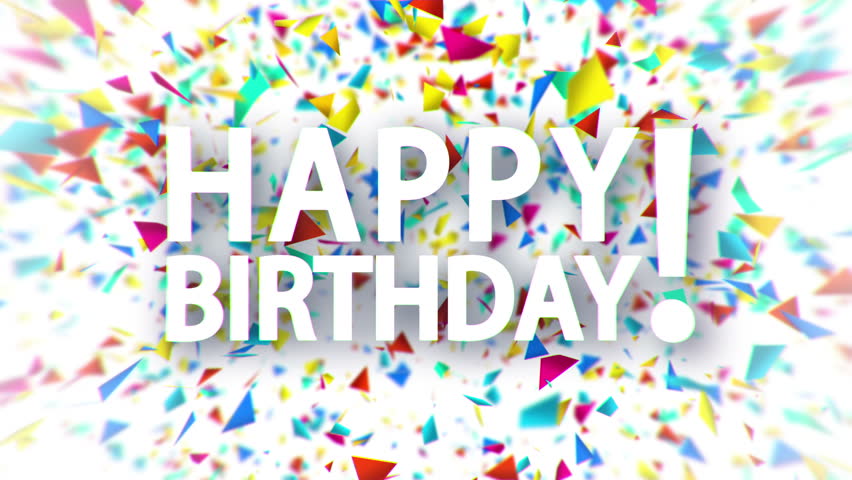 Happy Birthday, 3d Animation Stock Footage Video 3845606 - Shutterstock