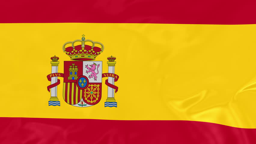 Waving Spain Flag Stock Footage Video 6573425 - Shutterstock