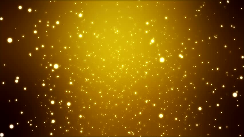 CG HD Gold Sparkle / Glitter Background Animation Stock Footage Video