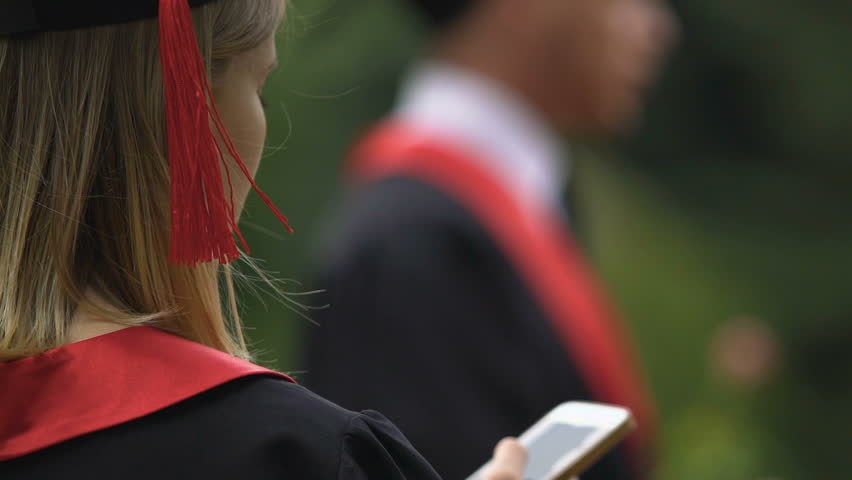 Header of academic gown