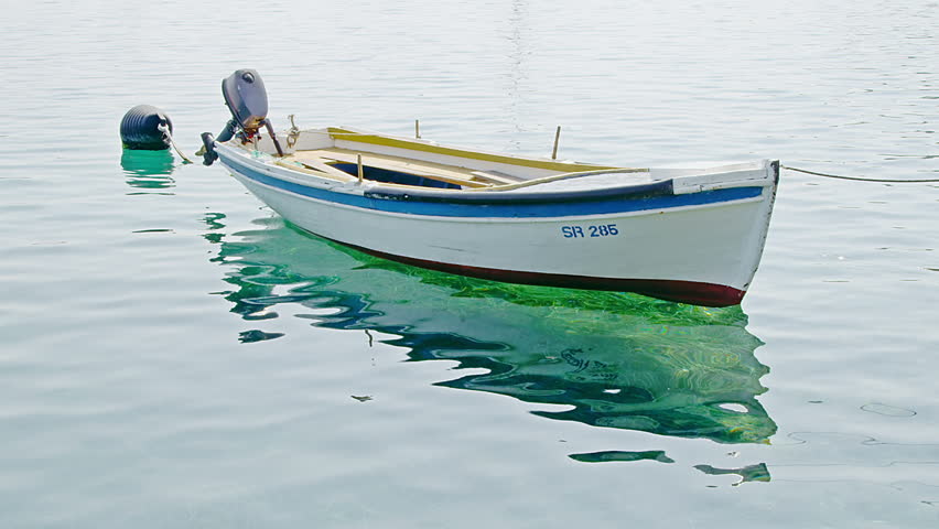 small fishing boats small fishing boat anchored in marine croatia island small fishing boats small fishing boat anchored in marine croatia island