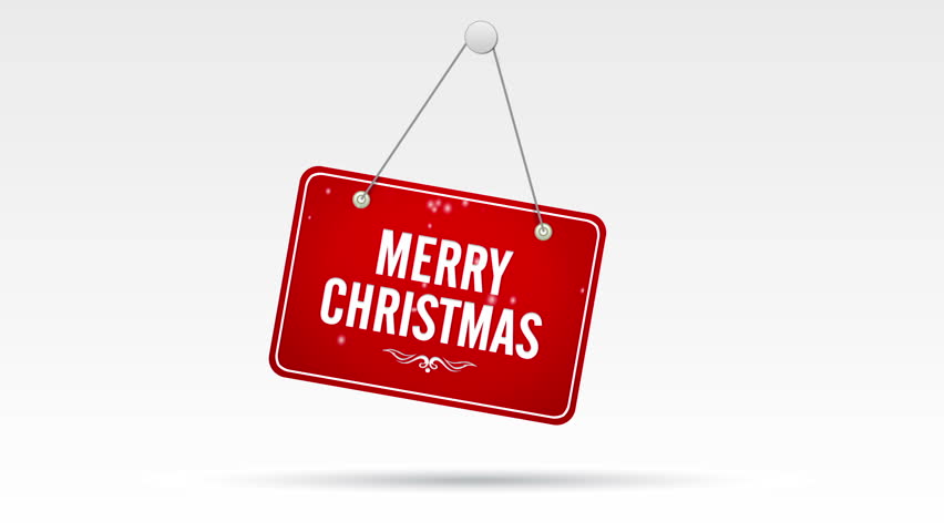 Merry Christmas Store Sign Stock Footage Video 3169288 - Shutterstock