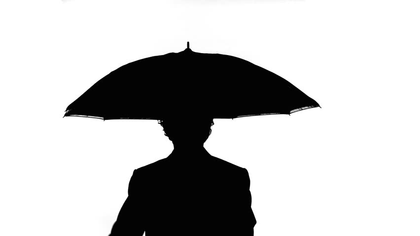umbrella silhouette clip art - photo #48