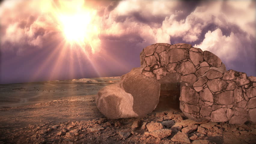 the-empty-tomb-of-christ-easter-stock-footage-video-3473027