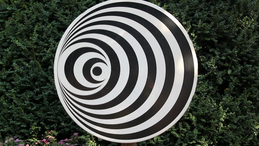 Rotating Disc Showing An Optical Illusion Stock Footage Video 3499169 ...