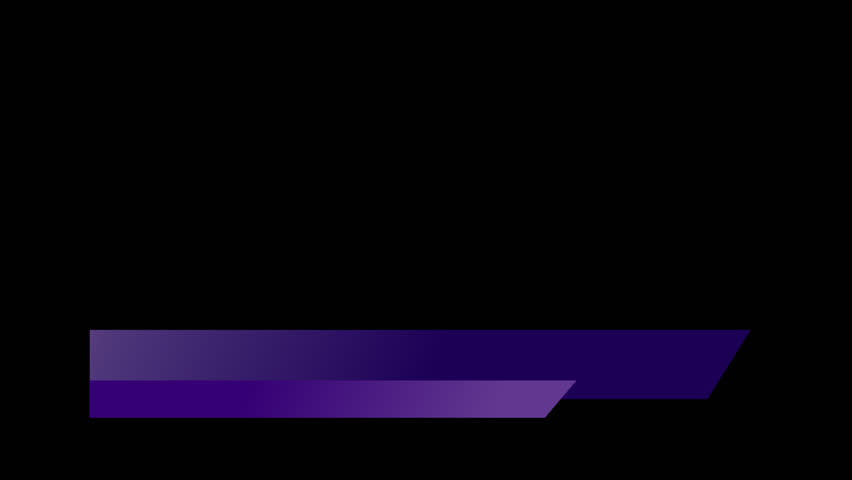 Animated Lower Third Title Strap Documentary / News