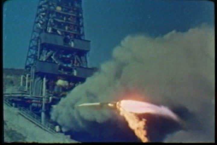 1960s - A Wide Variety Of Rocket Launches In 1961. Stock ...