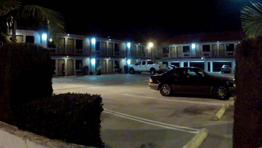 Hotel parking lot Footage | Stock Clips