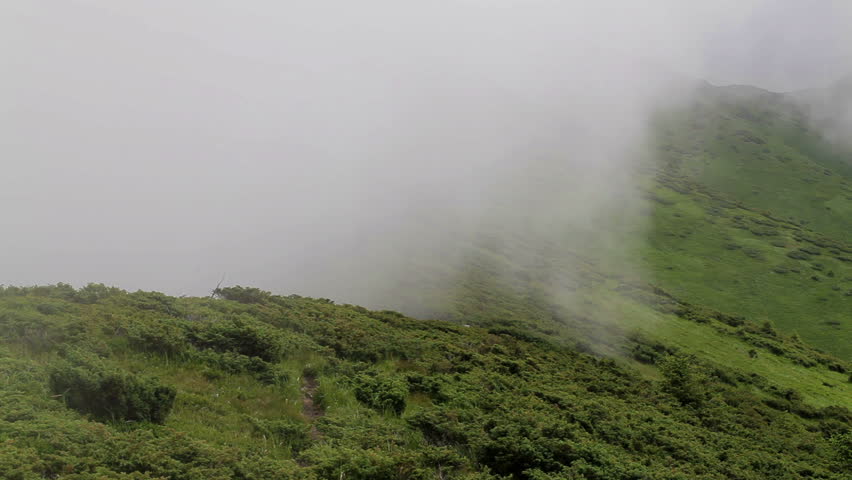 Header of mountain chain