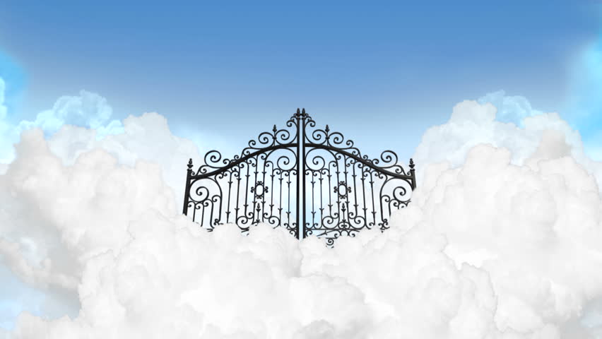 clip art pearly gates heaven - photo #34