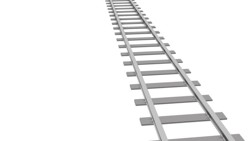 Railroad Track Animation Stock Footage Video 611473 - Shutterstock