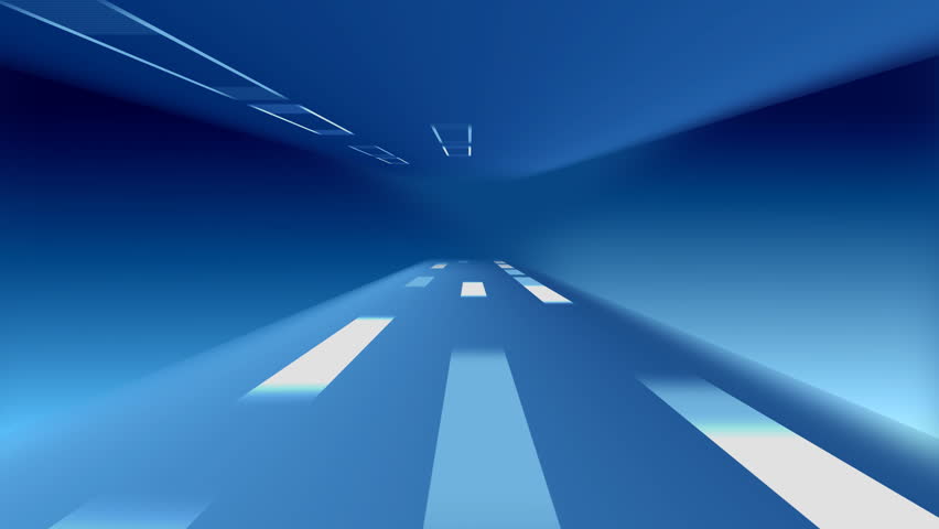 Abstract Background In The Form Of Moving Lines On Road ...