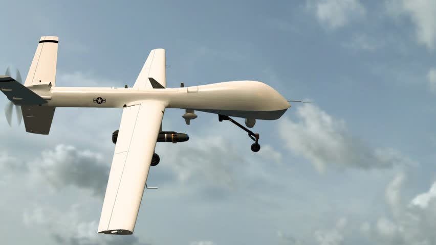 MQ1 Predator Type Drone Stock Footage Video 5254334 ...