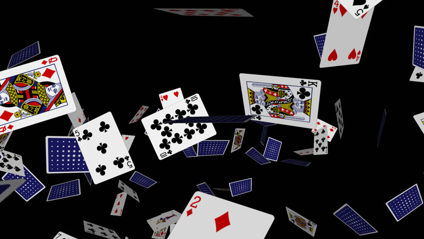 Poker fly magic trick