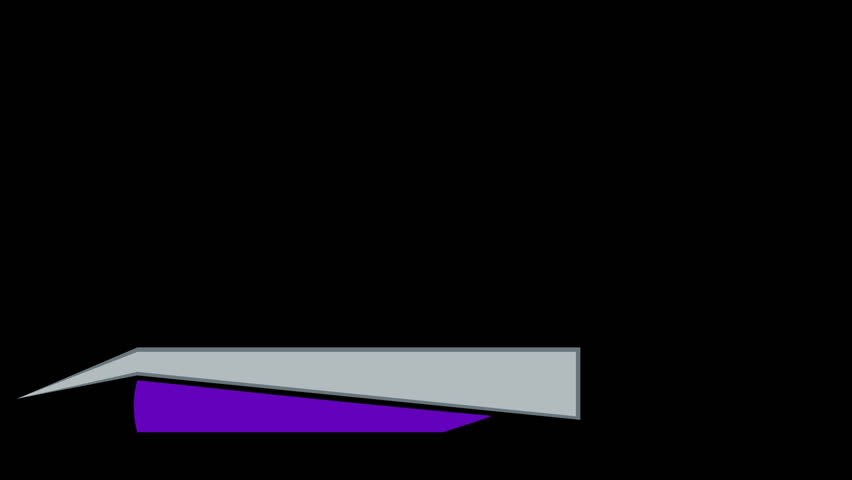 Professional Lower Third For Broadcast Design. With Alpha Channel