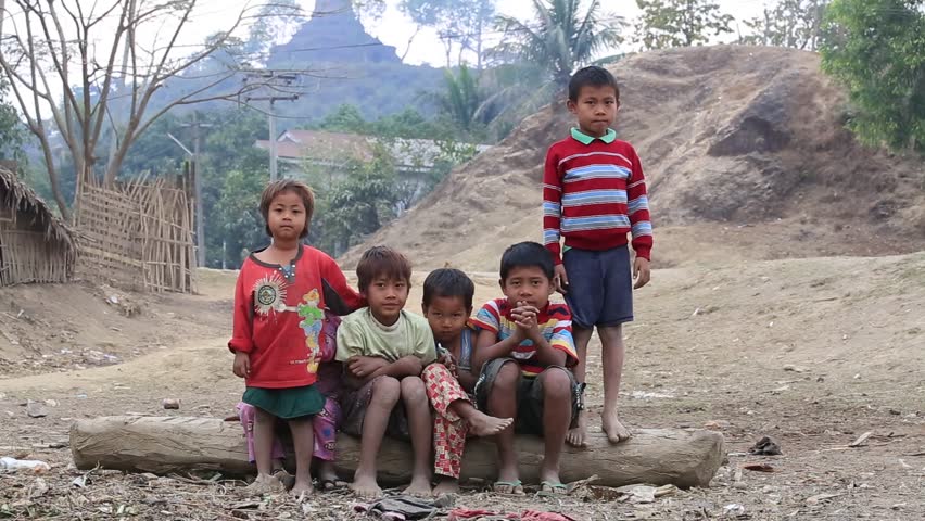 PAPUA NEW GUINEA - NOV.5: Native Young Children, In The Mt. Hagen ...