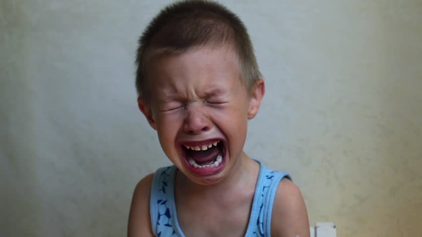 Little Girl Crying Stock Footage Video - Shutterstock