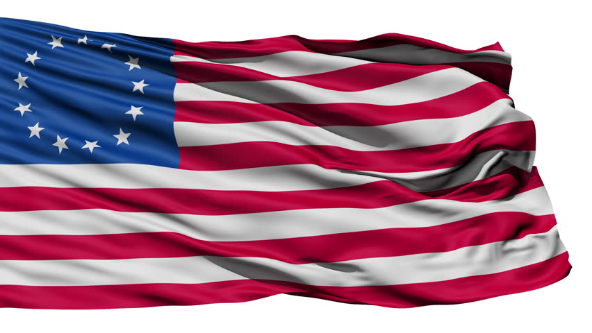 United States Betsy Ross Flag, The First Flag Of The US With 13 Stars ...