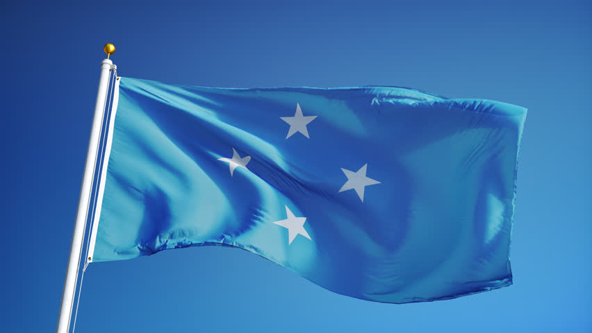Micronesia Flag Waving Stock Footage Video 2855245 - Shutterstock
