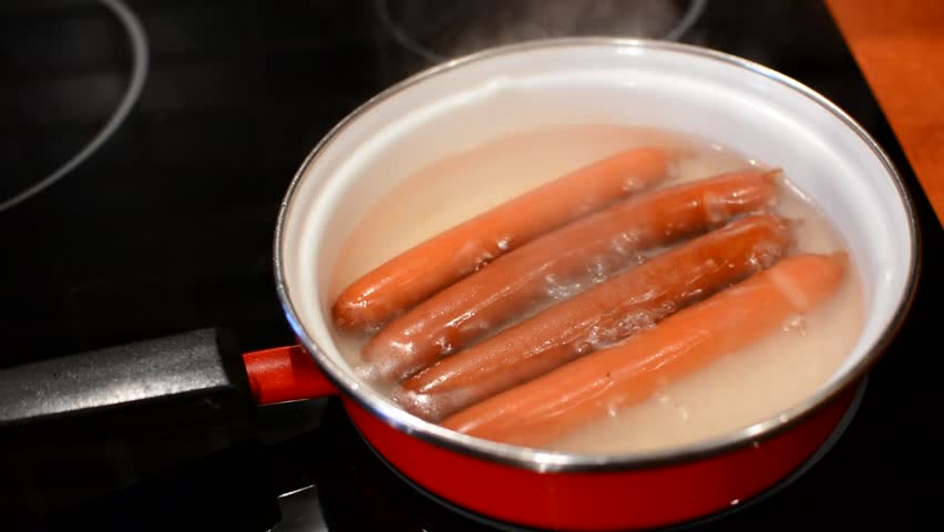 Frankfurter Sausage Stock Footage Video - Shutterstock