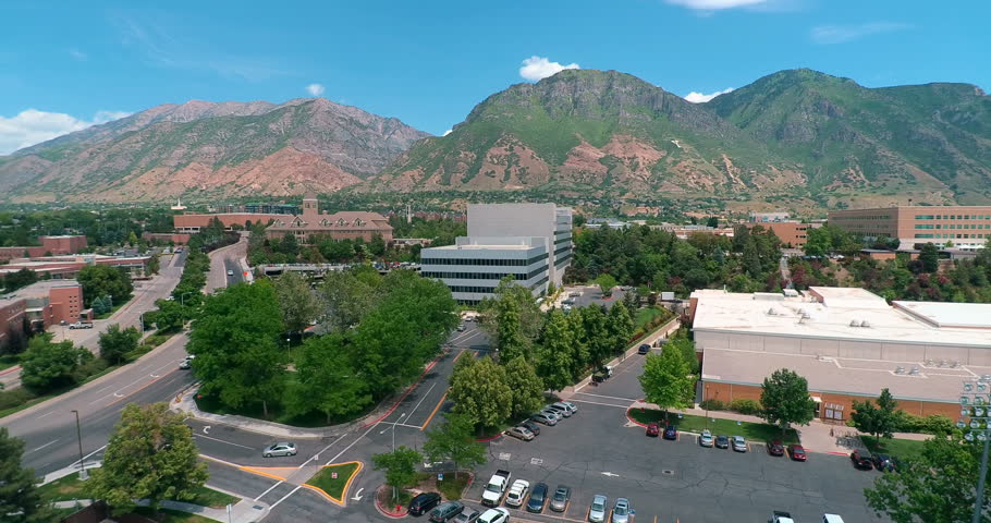 Brigham Young University Provo, Utah. Main Campus Buildings And Roads ...