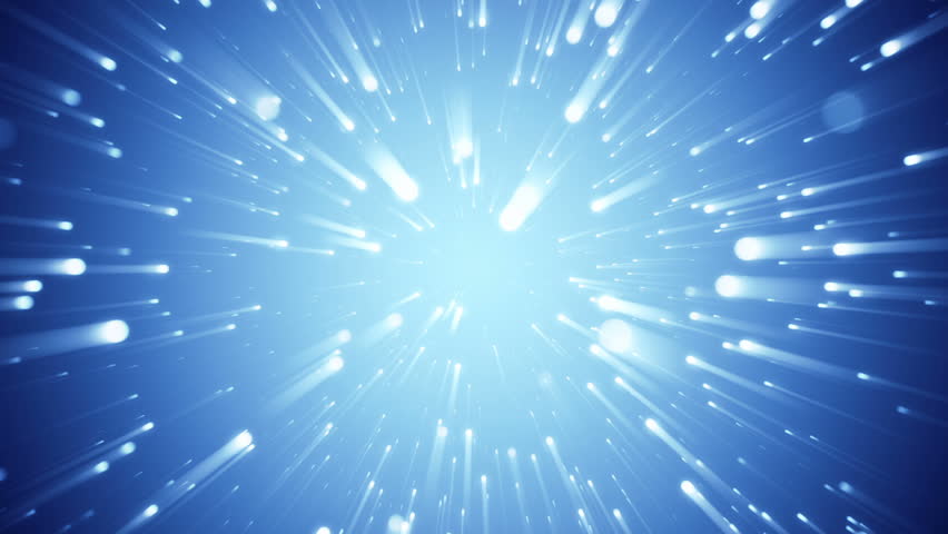 Blue Star Animation. Explosion Star. Abstract Motion Background ...