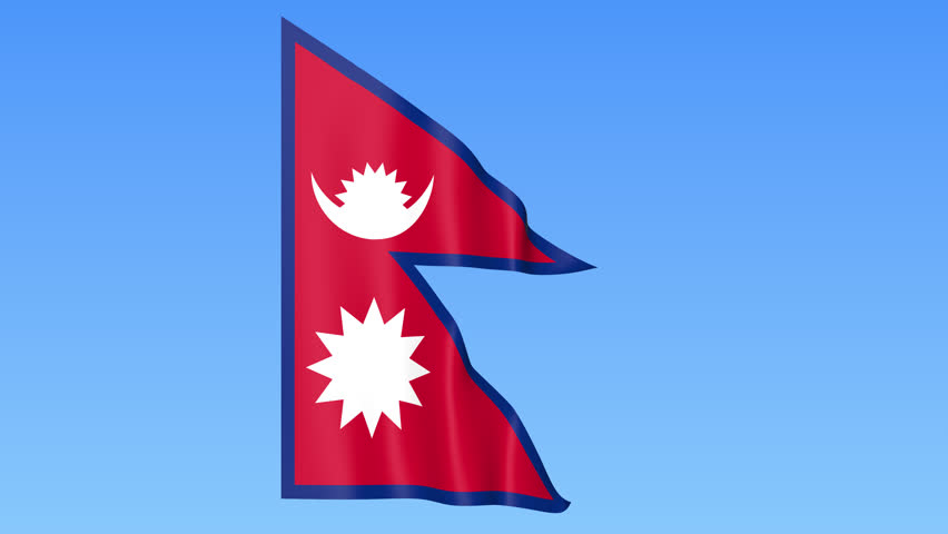 Nepal Flag Backgrounds/Textures Stock Footage Video - Shutterstock