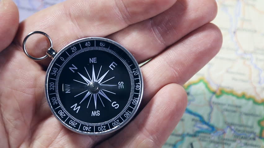 Compass Magnetic North Lost (HD). Compass Specially Rigged To Show ...