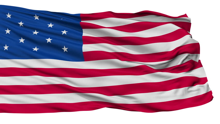 United States Betsy Ross Flag, The First Flag Of The US With 13 Stars ...