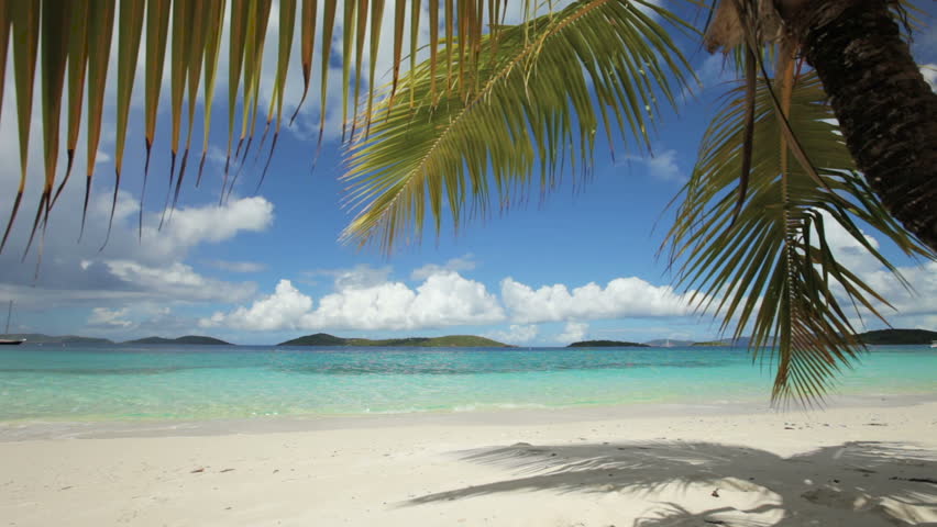 White Sand Empty Beach Stock Footage Video 11862227 - Shutterstock