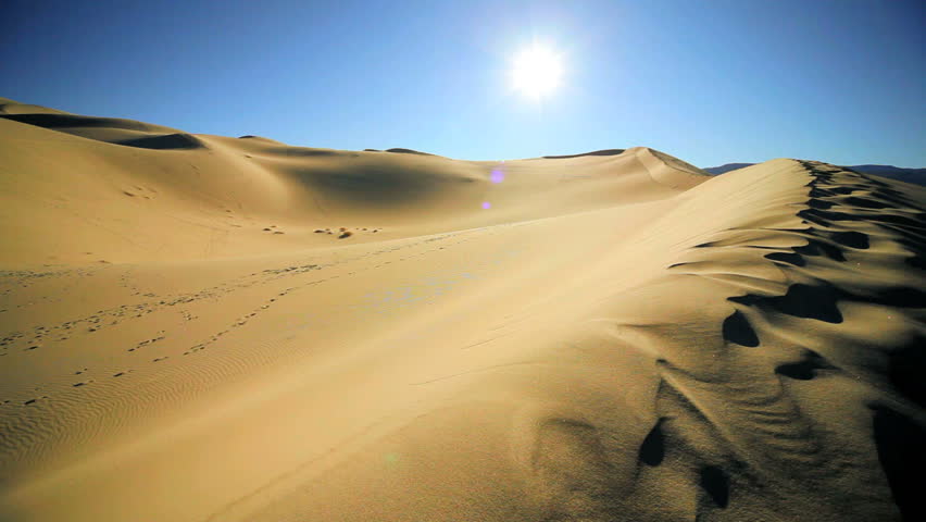 Barren Desert Environment Landscape Stock Footage Video 2127494 ...