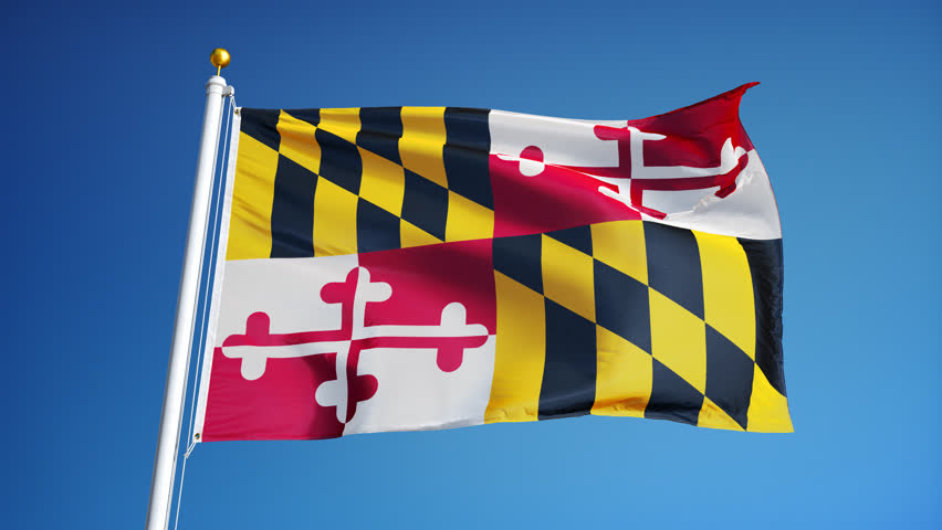 Maryland State Flag Waving Stock Footage Video 2767625 - Shutterstock