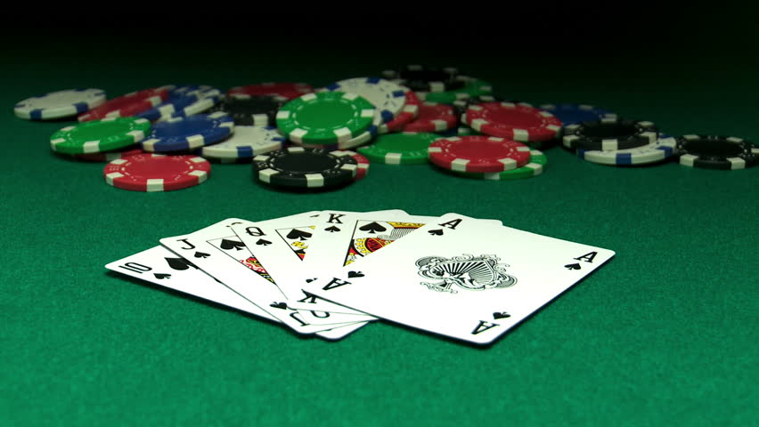 Royal Flush Poker Hand Stock Footage Video 5070518 - Shutterstock