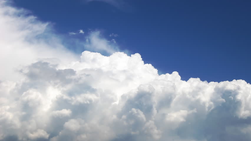 Cloud Evaporation. Time Lapse Sky On Sunny Day Stock Footage Video ...