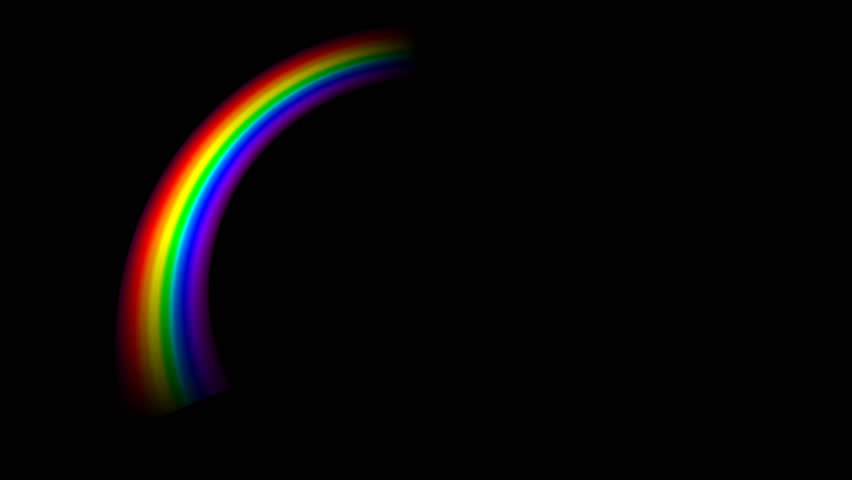 Rainbow In White Background. Stock Footage Video 686920 - Shutterstock