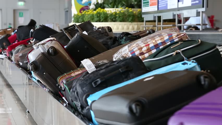 BANGKOK, THAILAND - NOVEMBER 14, 2014: Baggage Conveyor Belt In The ...