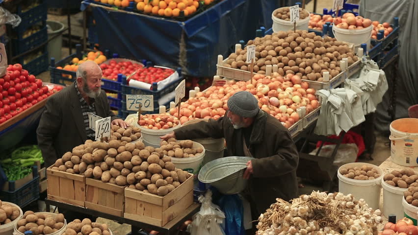 KONYA,TURKEY - November 28,2014 : Traditional Grocery Market Namely ...