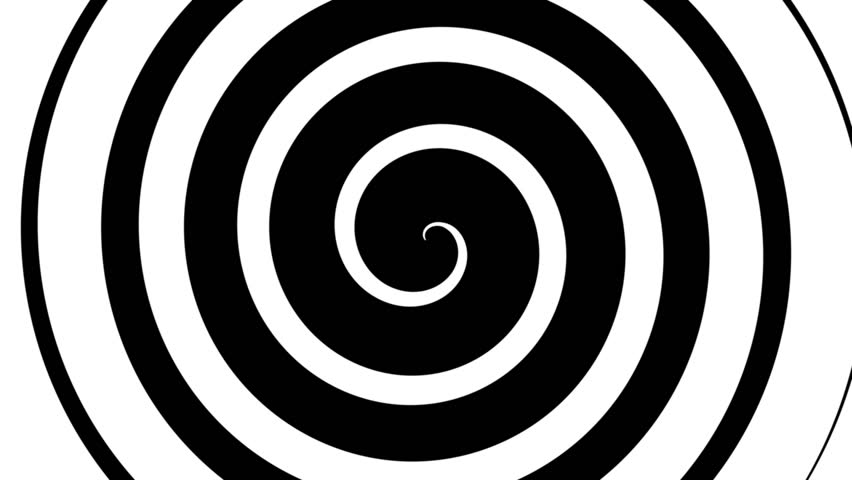 Hypnotic Turning Spiral, Seamless Loop Animation Stock Footage Video ...