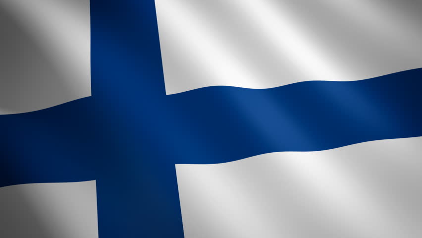 Finland Looping Flag Waving In The Wind Stock Footage Video 874882 ...