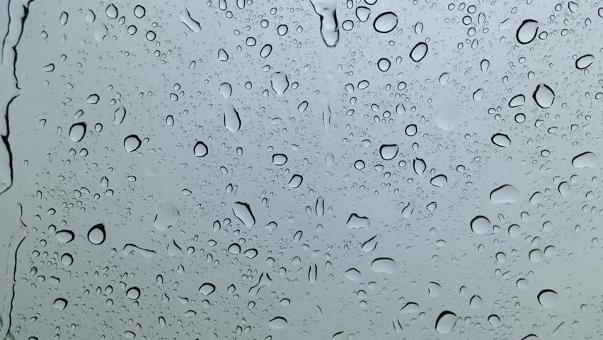 Raindrops On The Glass Stock Footage Video 8869798 - Shutterstock