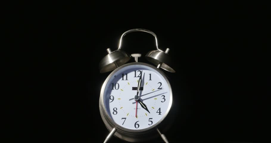 Ringing Alarm Clock Is Shot With Gun, Slow Motion Stock Footage Video ...