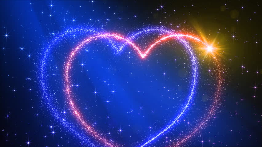 Colorful Sparkling Heart. Stock Footage Video 984640 - Shutterstock